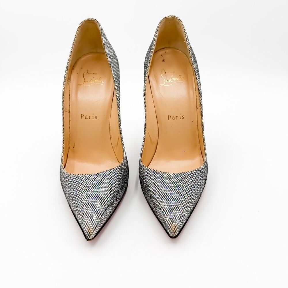 Christian Louboutin So Kate Heels120 Pumps Metallic EU 37.5 US 7.5 - Picture 3 of 13
